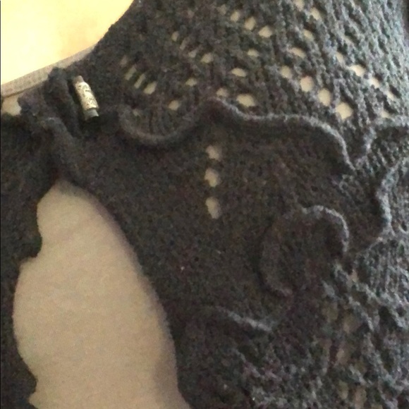 Vintage Knit Lace Cardigan - Picture 2 of 8